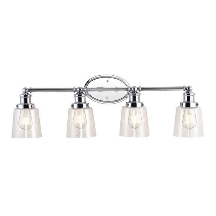 Beverly Iron/Seeded Glass Classic Cottage LED Vanity Light