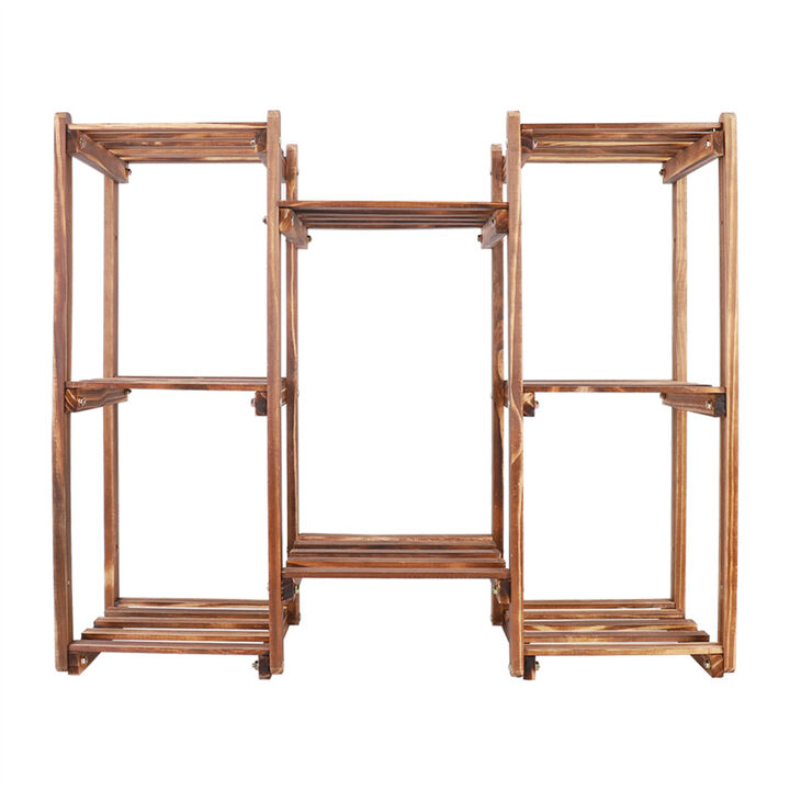 New Flexible Combination Tall Plant Stand Corner Flower Pot Display Holder Rack