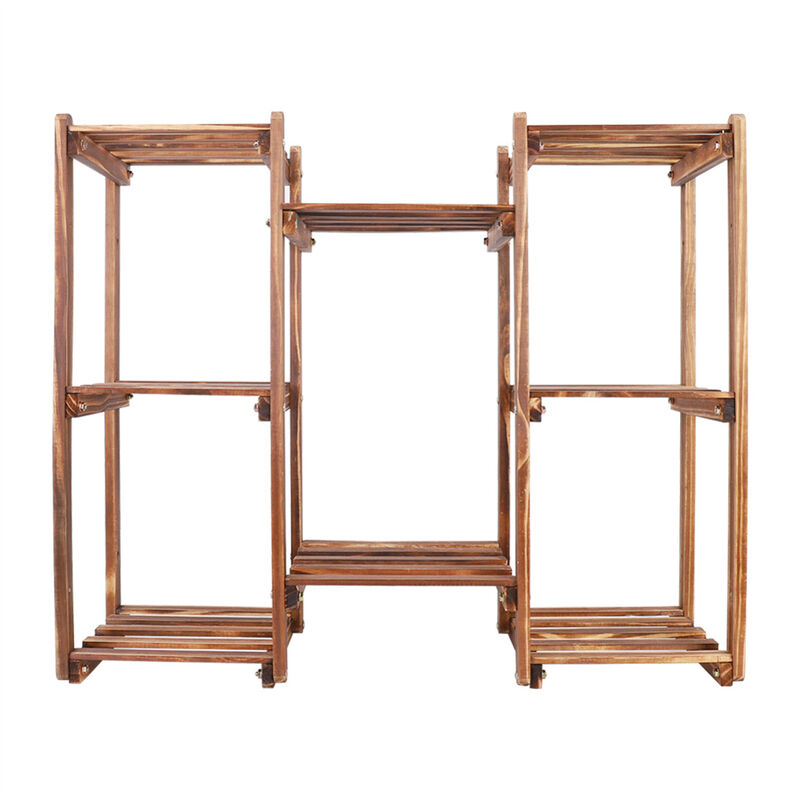New Flexible Combination Tall Plant Stand Corner Flower Pot Display Holder Rack image number 0
