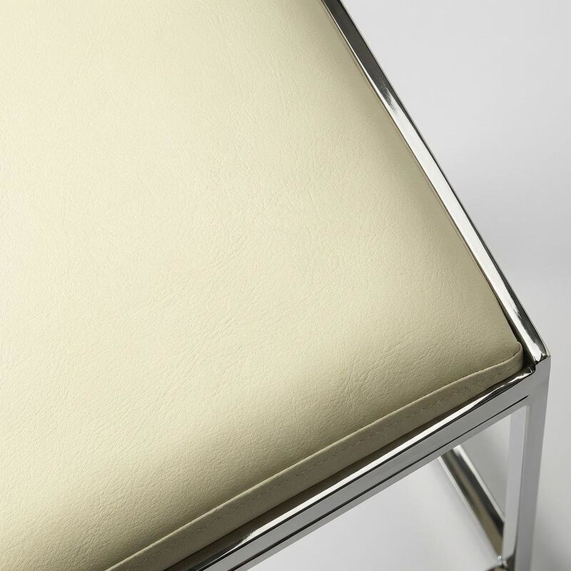 Starlight Canyon Home Pedestal Counter Stool with Footrest, Modern Contemporary Dining Room Chair image number 6