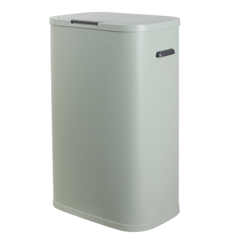 Tammi Kitchen 14.5-Gallon Slim Metal Push Button Trash Can