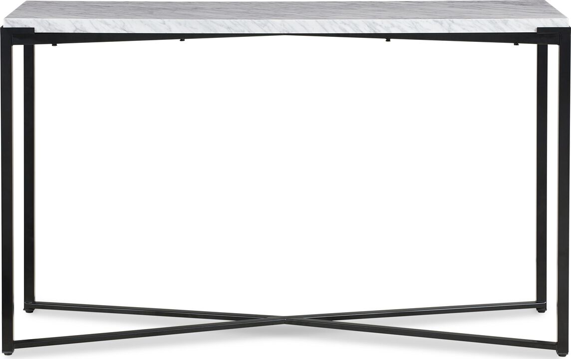 Saxon Console Table in Matte Black