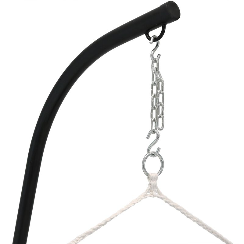 Sunnydaze Polyester Victoria Hammock Chair with Steel C-Stand
