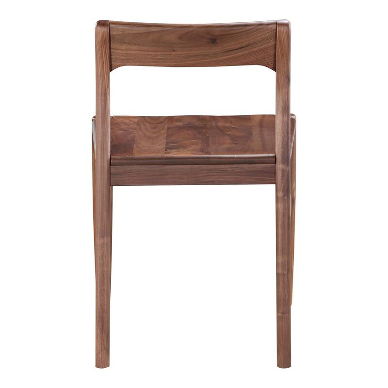 Moe’s Owing Dining Chair Walnut-Set Of Two