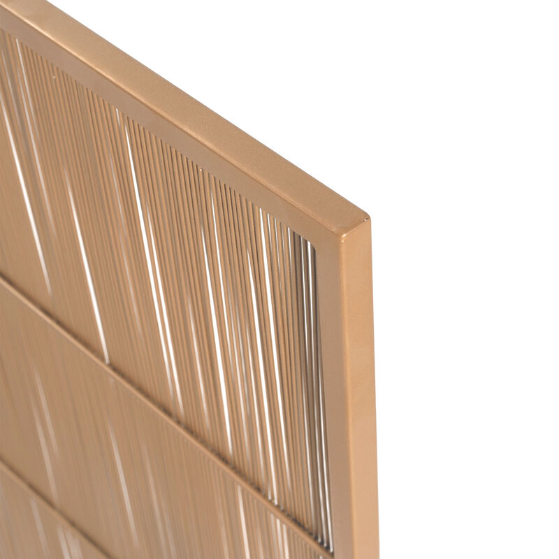 Christopher Knight Home Shanice Modern Rectangular Metal Single Panel Fireplace Screen image number 7