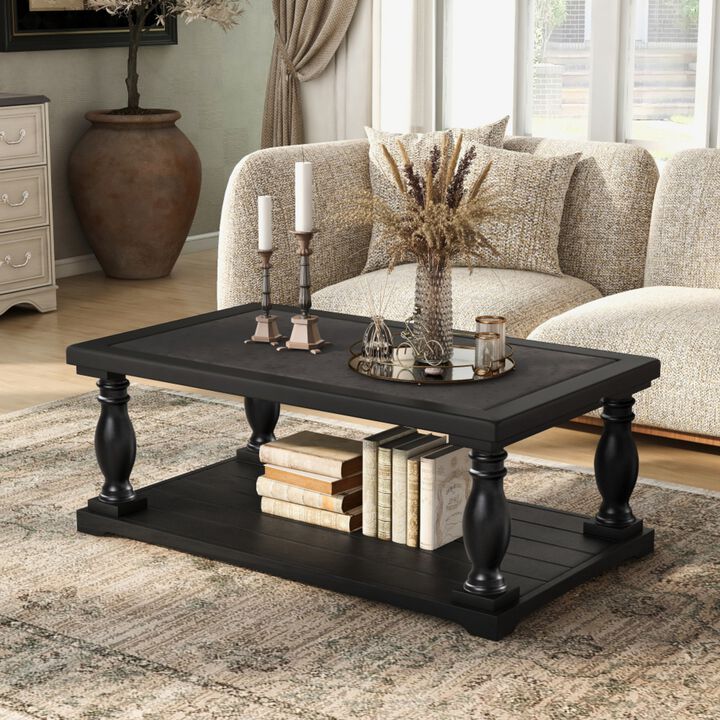 Wiskab Farmhouse Rectangular Coffee Table