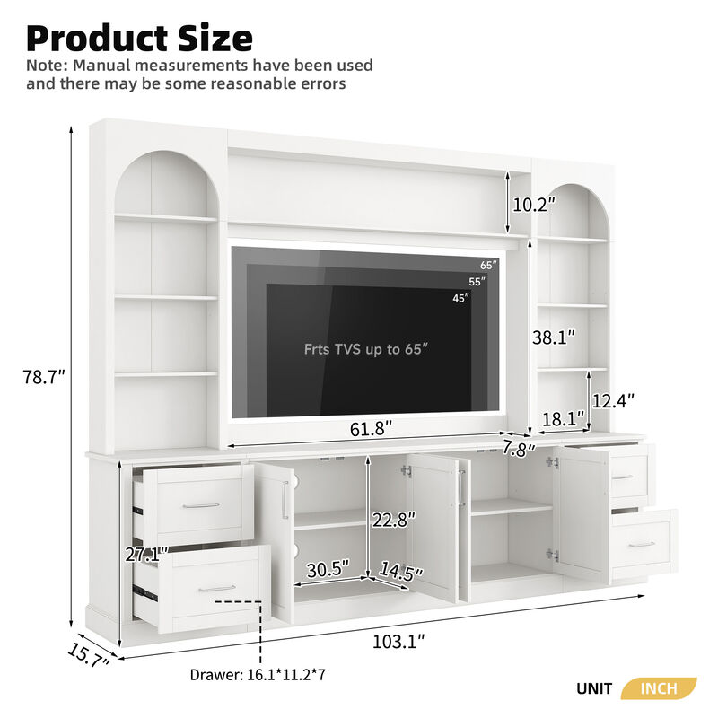Hazes Entertainment Center Wall image number 4