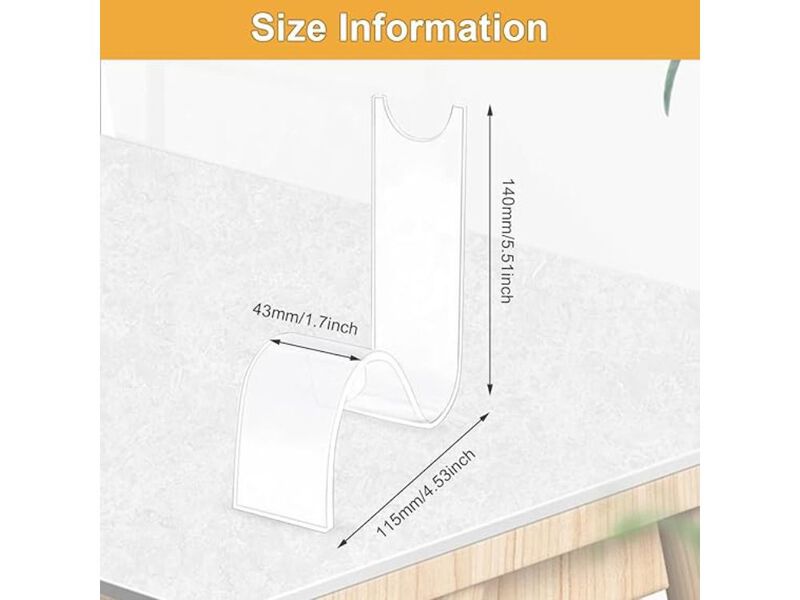 Shoe Display Stand Clear 6 Piece Acrylic Rack Holder Retail image number 2
