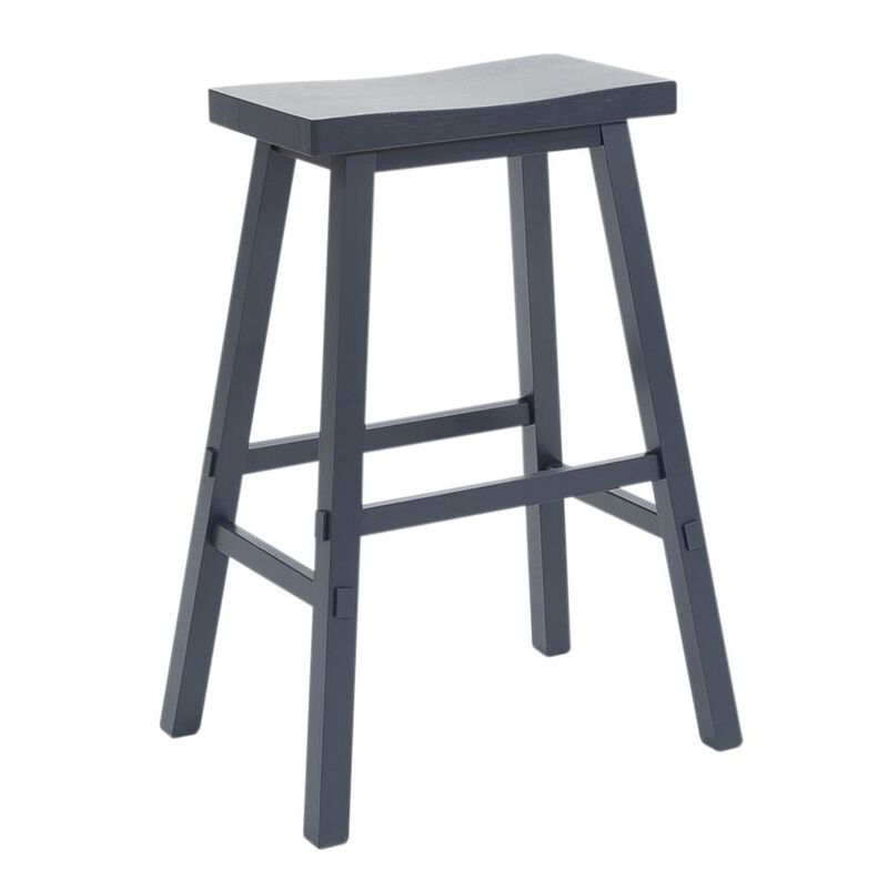 Liberty Furniture Creations 30 Inch Sawhorse Stool- Navy in Various image number 0