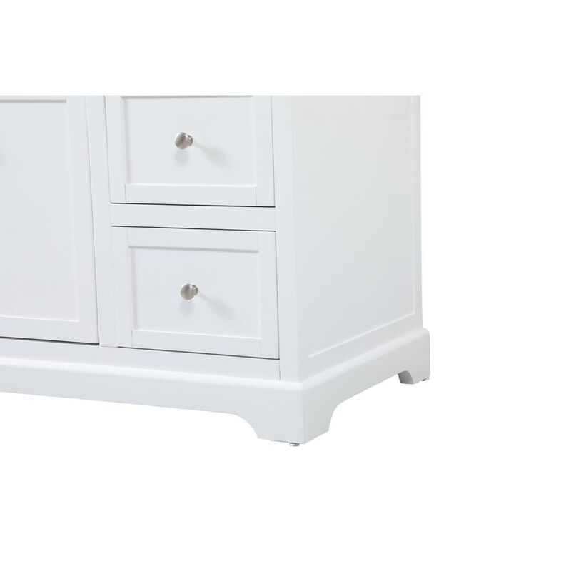 Elegant Kitchen and Bath 42 inch Single bathroom vanity in white