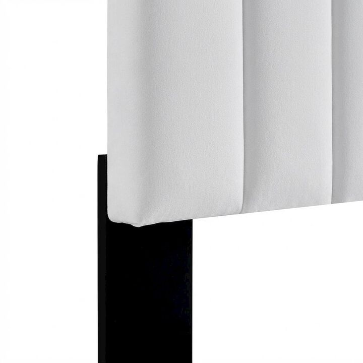 Performance Velvet Full/Queen Headboard in Plush Upholstery, Sturdy Frame Design