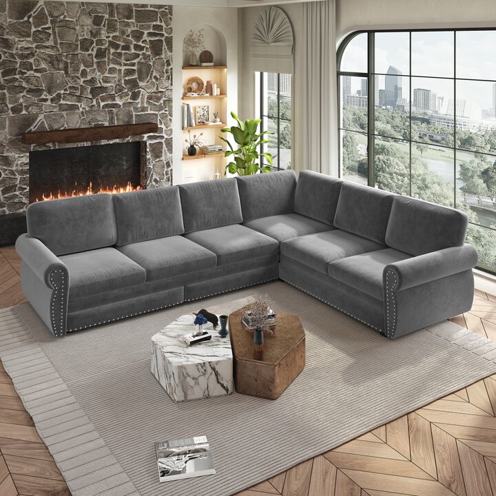 Daker Oversize L-Shaped Sofa