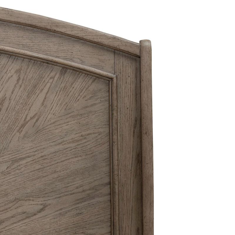 Liberty Furniture Avalon King Panel Headboard with Oak Wood Frame  - Burnished Beige image number 4