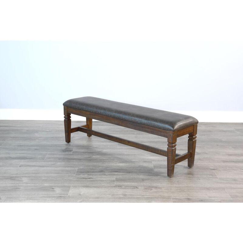 Sunny Designs Homestead Bench, Cushion Seat