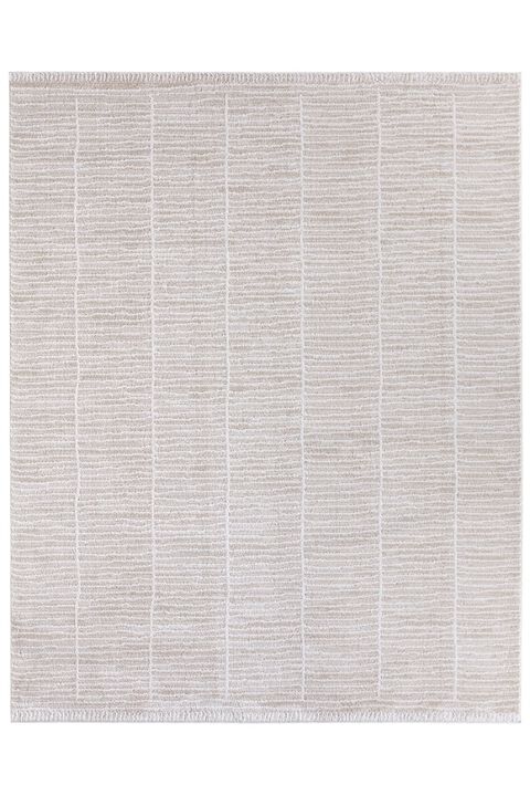 Eva Siawin Pastel Parchment 8'6" x 11'6" Rug