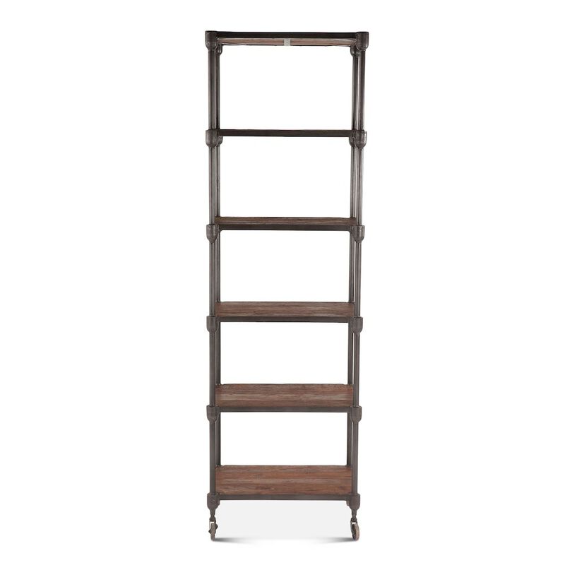 World Interiors Paxton 25-Inch Wide Industrial Bookshelf image number 0