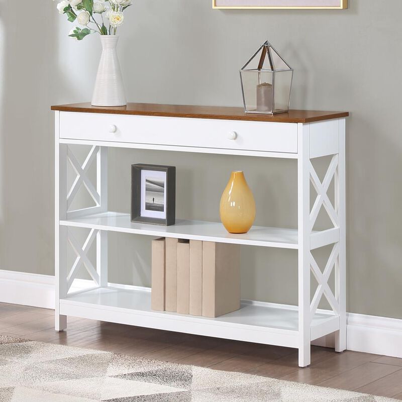 Convience Concept, Inc. Oxford 1 Drawer Console Table with Shelves