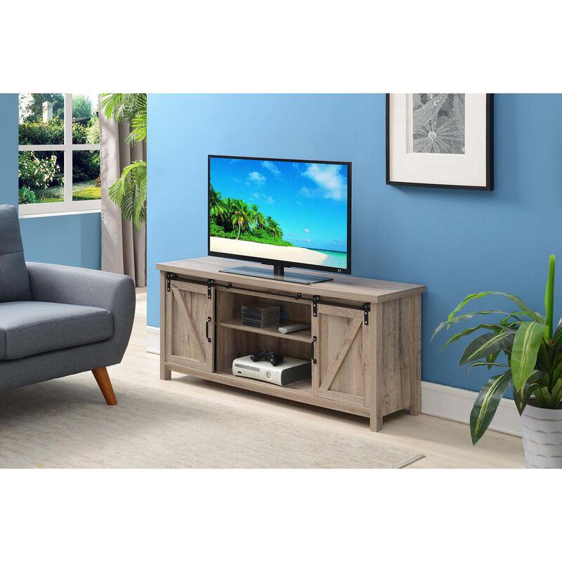 Convenience Concepts Blake Barn Door TV Stand