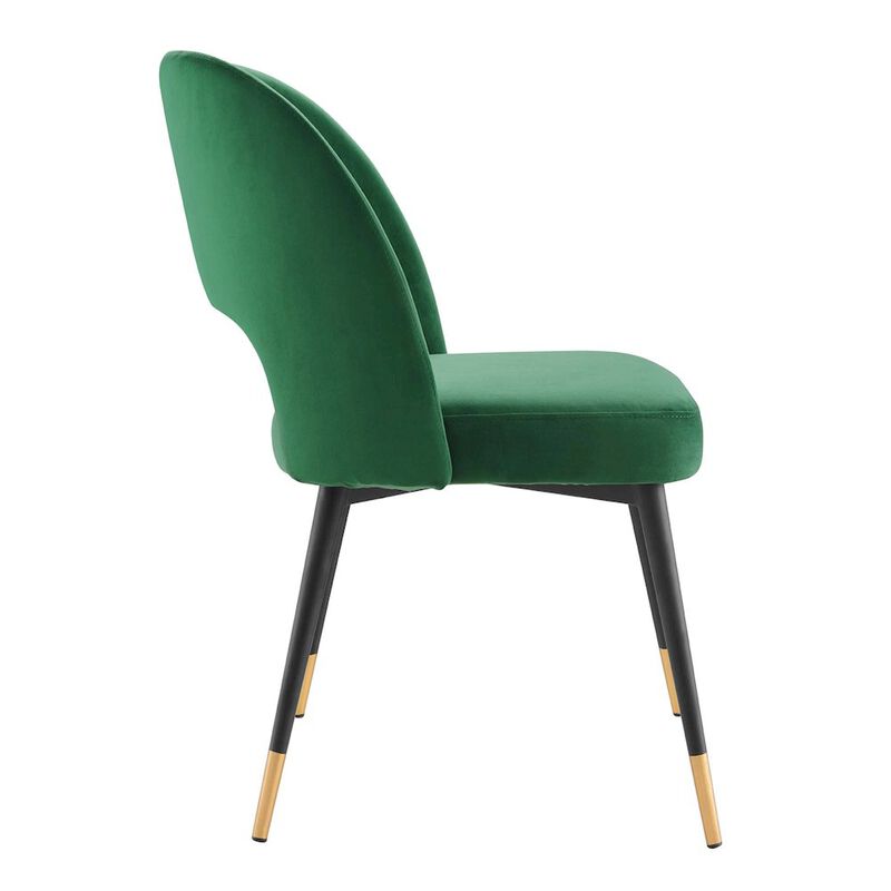 Rouse Performance Velvet Dining Side Chairs Set of 2 image number 2