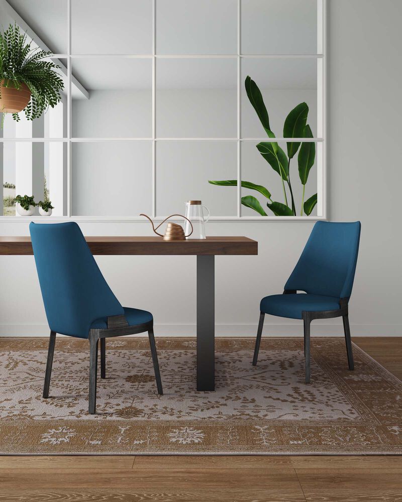 Kara Blue Dining Chairs (Set of 2)