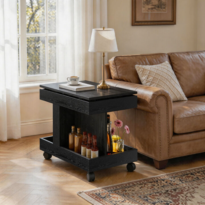 Votfri 360&deg; Rotating Desktop Side Table