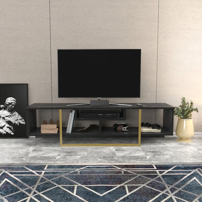 Decorotika Asal 59 Tv Stand - Bendire Gold