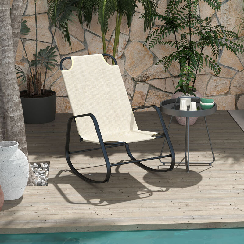 Hivvago Comfortable Garden Rocker for Outdoor Relaxation image number 1