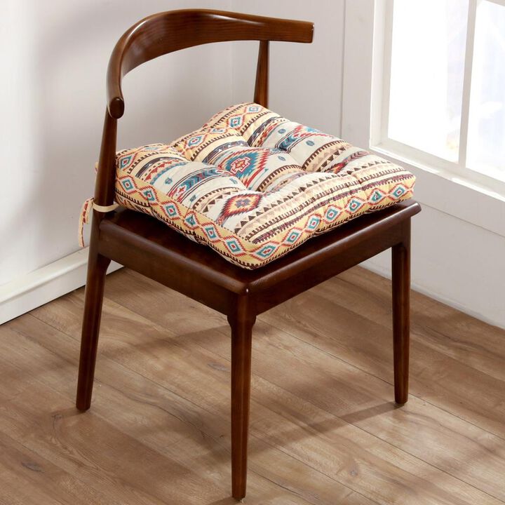 Barefoot Bungalow Phoenix Chair Pad Set - 4-Piece - 18x18", Tan