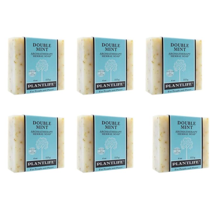 Plantlife Bar Soap - Double Mint 6 Pack