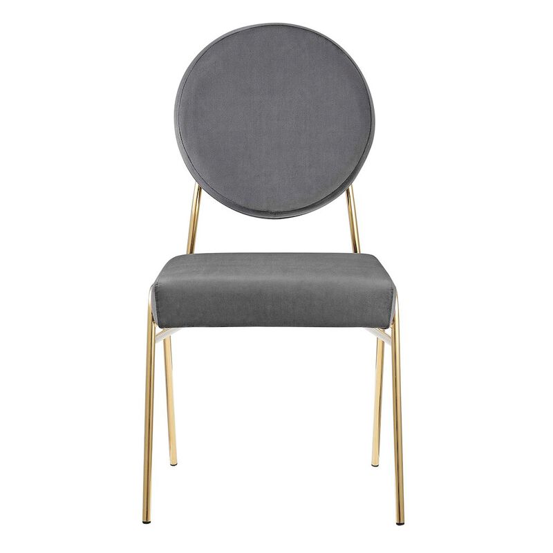 Craft Performance Velvet Dining Side Chairs Set of 2 image number 5