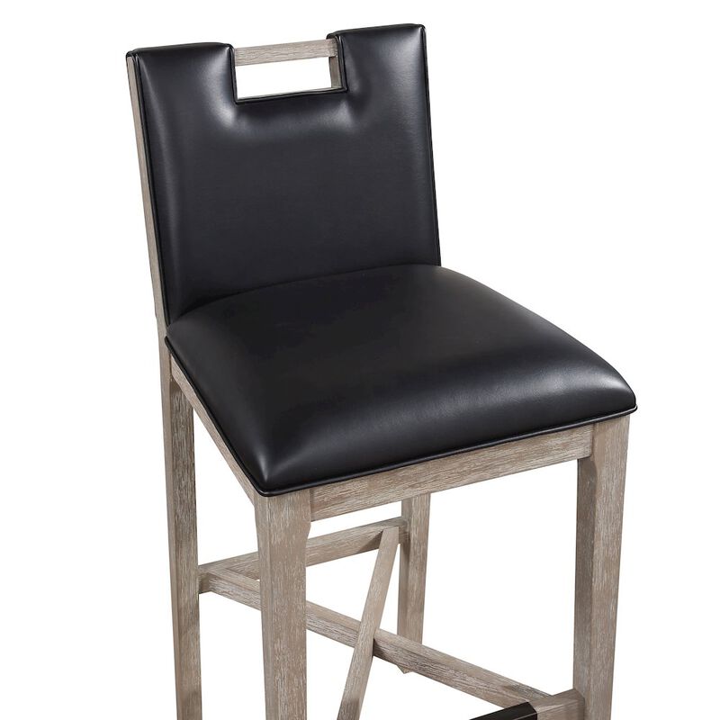 Jakarta 26" Stool - Driftwood Grey