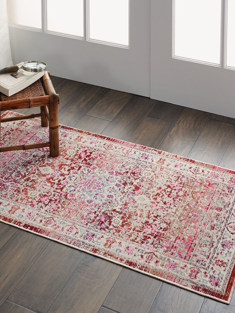 Vintage Kashan VKA01 Red 2' x 4' Rug