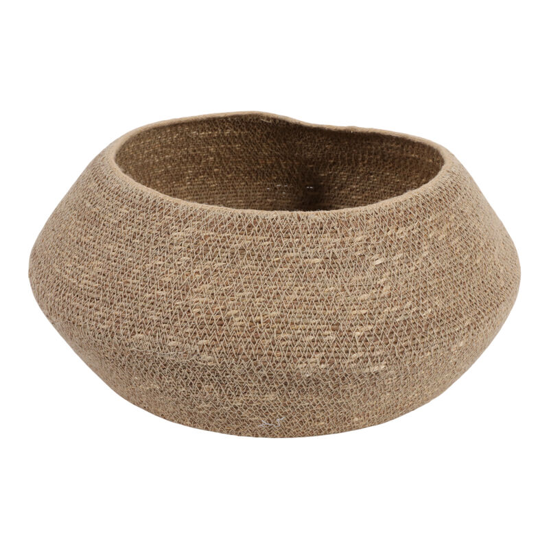 16x7" Woven Jute Basket image number 3