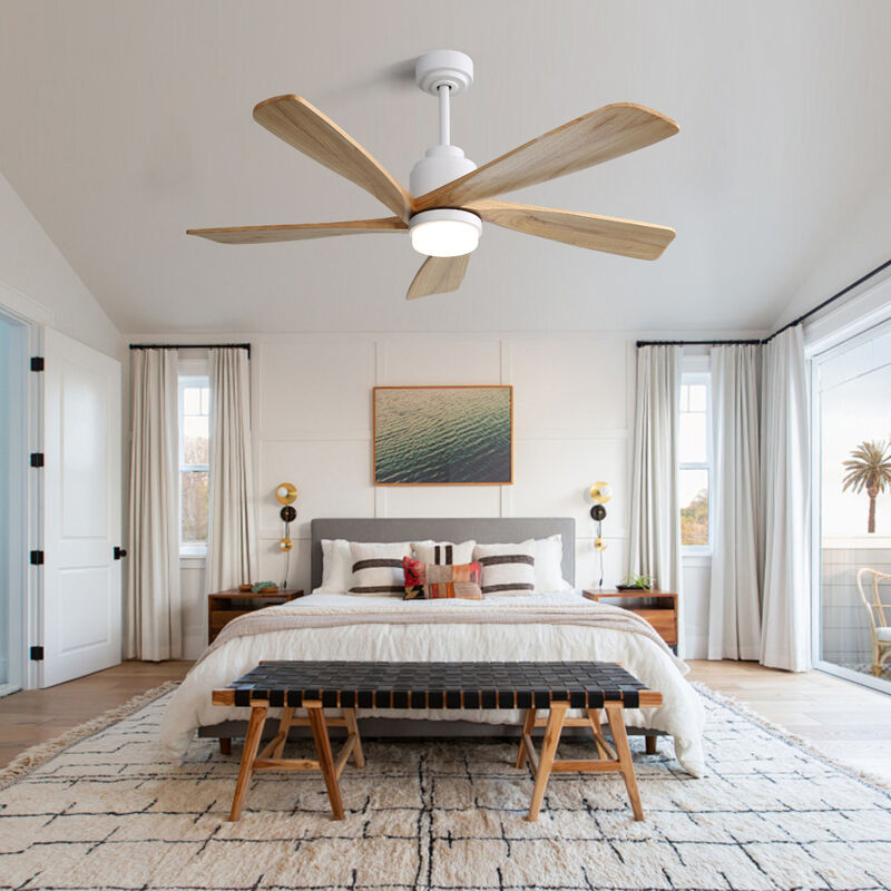 ELEMENT ACE 52 Inch Smart Ceiling Fan with Dimmable LED Lighting and Reversible DC Motor for Year-Round Comfort image number 4