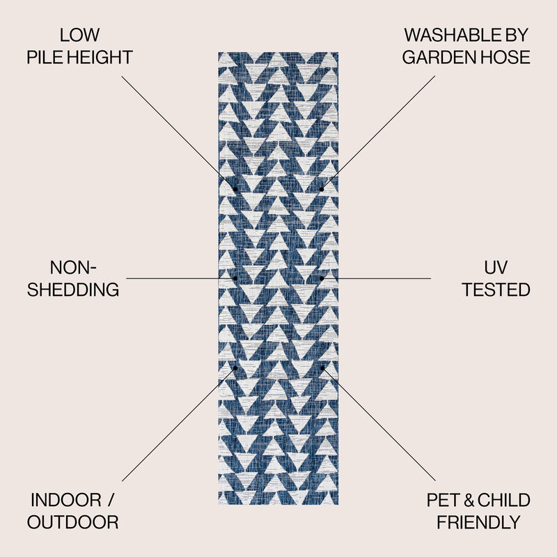 andratx Modern Tribal Geometric Indoor/Outdoor Area Rug