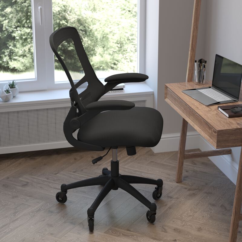 Kelista Desk Chair with Transparent Roller Wheels