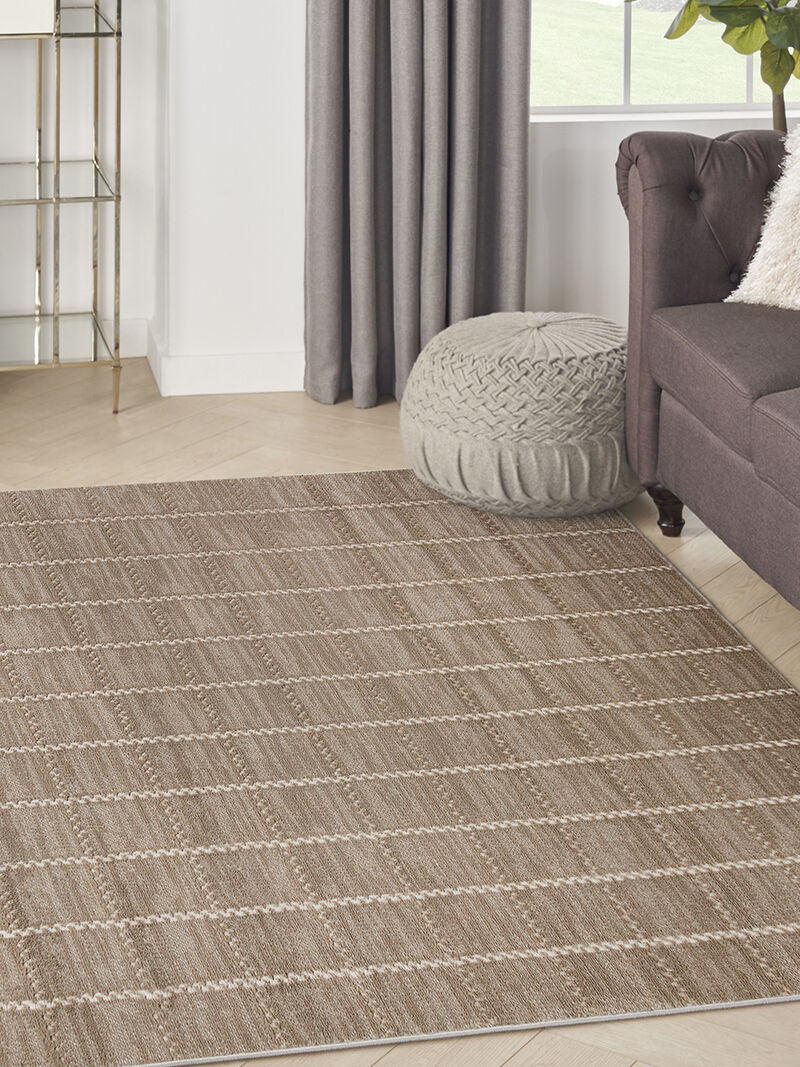 Serenity Home SRH05 Mocha/Ivory 3'11" x 5'11" Rug