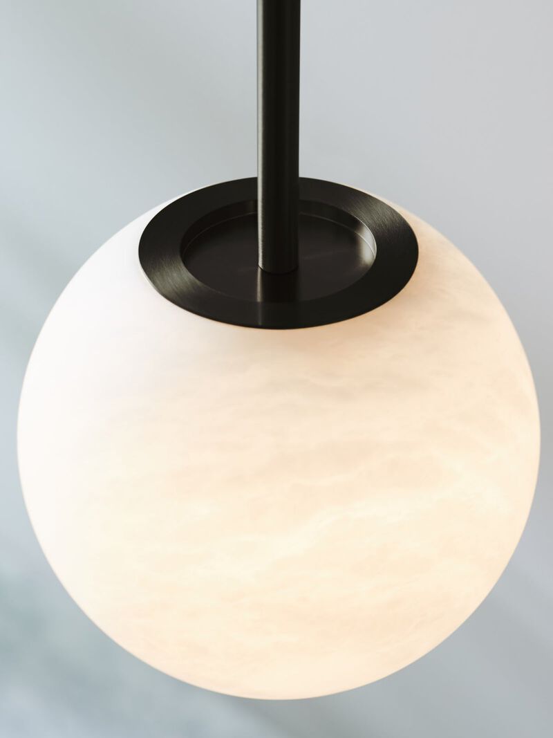 Beacon Lighting Lucent Alabaster Mini Pendant Light Modern Ceiling Pendant image number 4