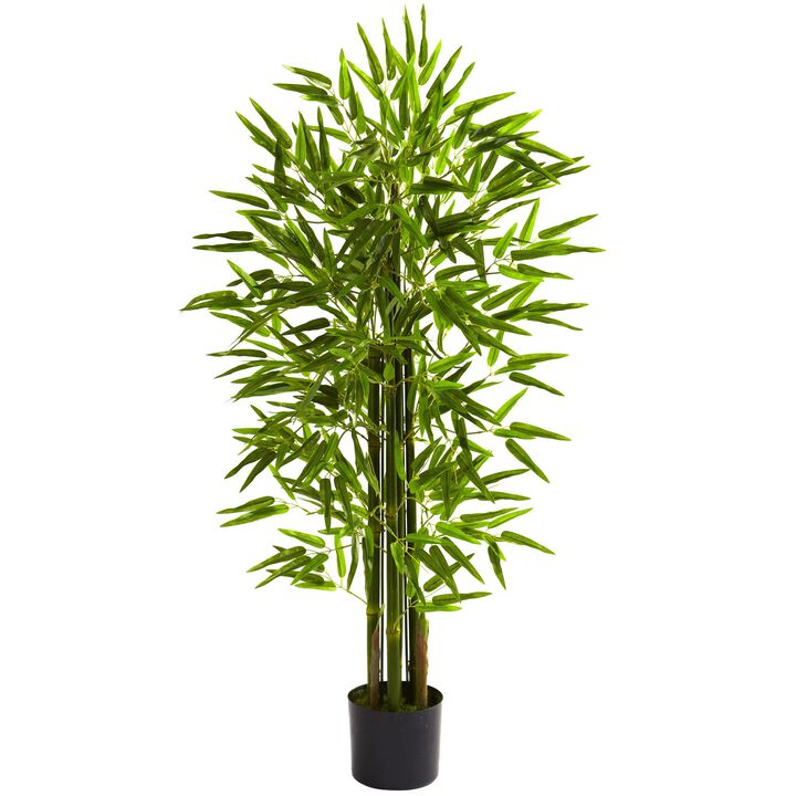 HomPlanti 4 Feet Bamboo Tree UV Resistant (Indoor/Outdoor)