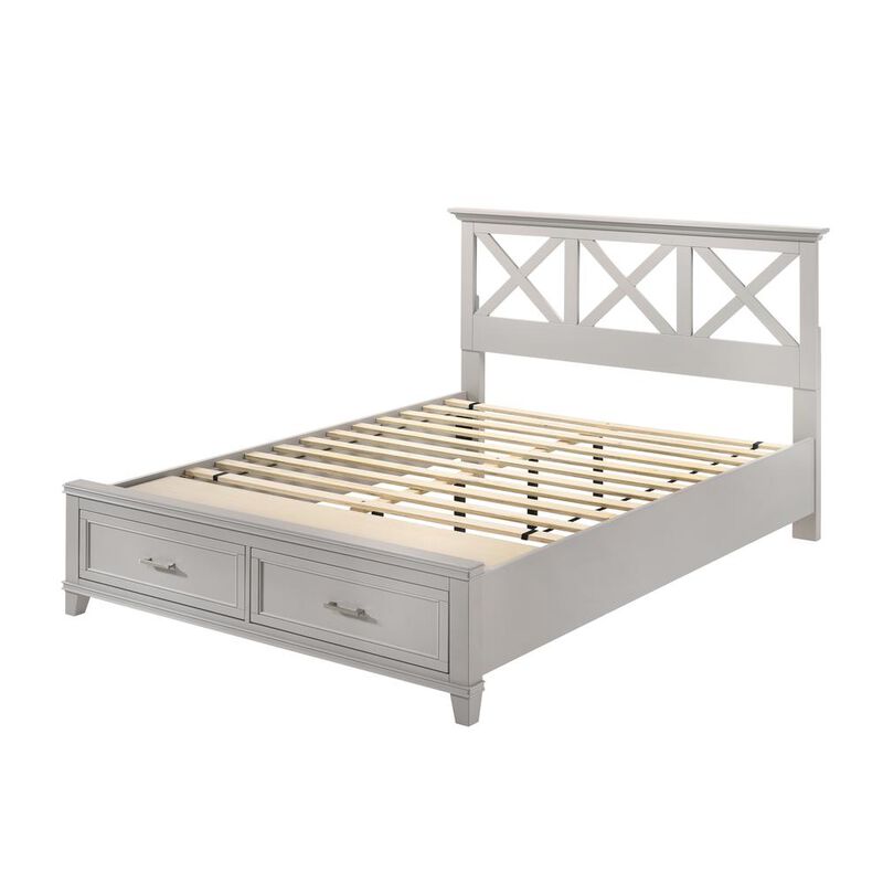 Gray Nova Ii Queen X Storage Bed