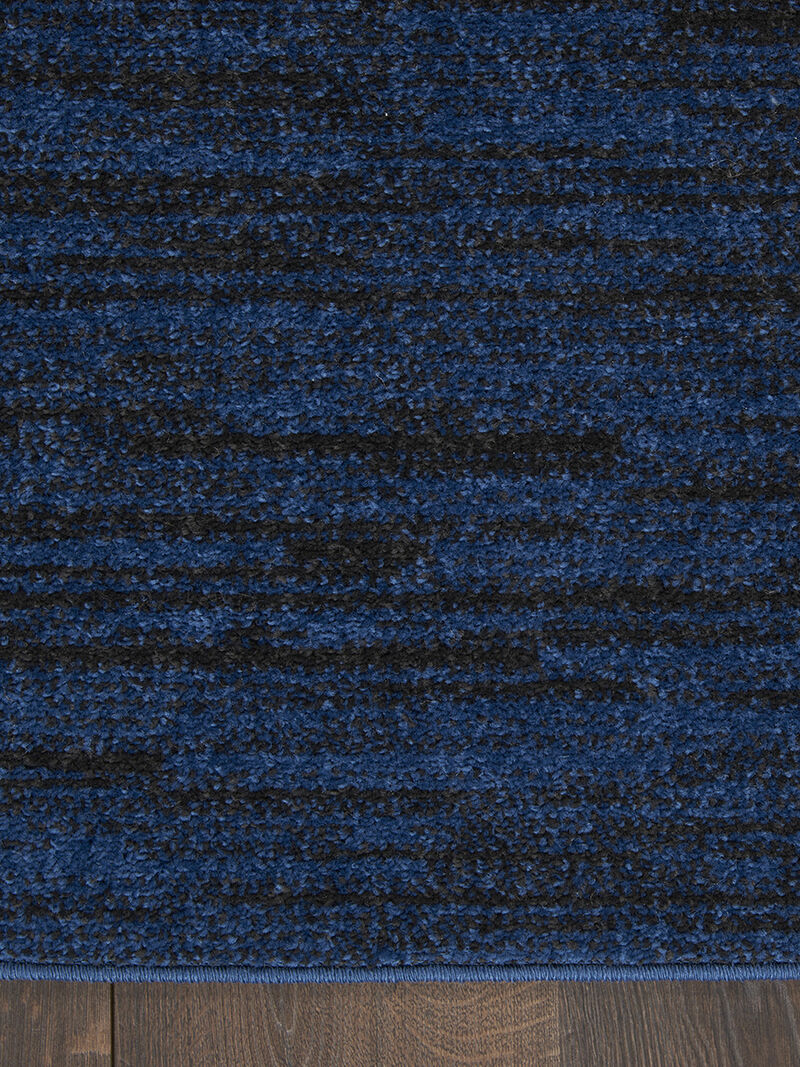 Nourison Essentials NRE01 Midnight Blue 7' x Square Rug image number 3