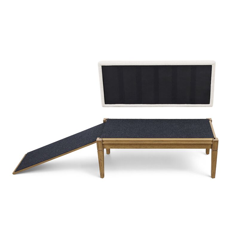 Wagsby&trade; Pet Ramp Bench - Harvest Oatmeal image number 9