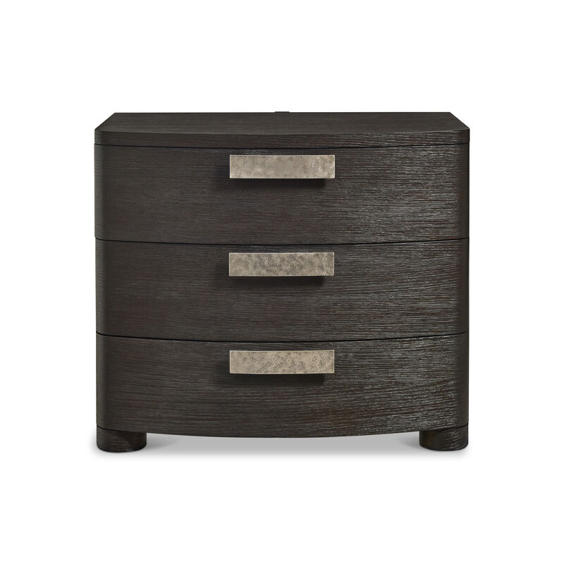 Geneve Three Drawer Nightstand image number 0
