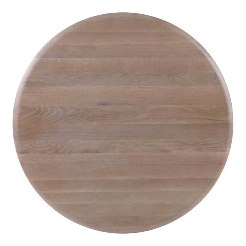 Moe's Home Collection Malibu Round Dining Table White Oak