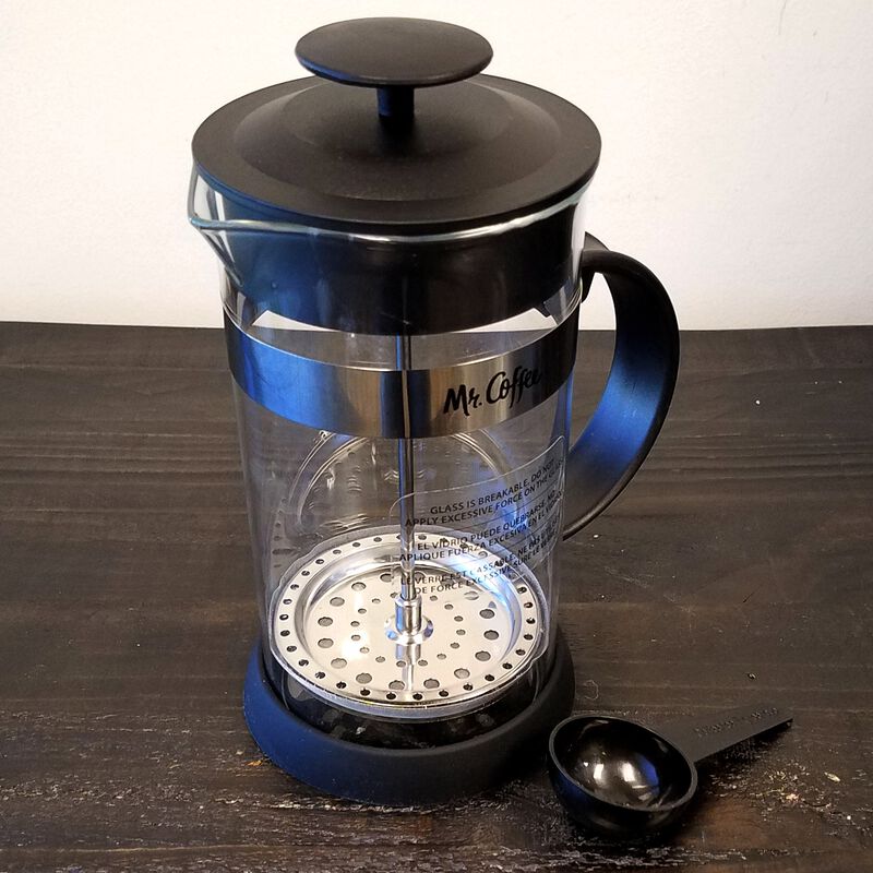 Mr. Coffee Cafe Oasis 32 Ounce Quart Glass Body French Press Coffee Maker image number 2