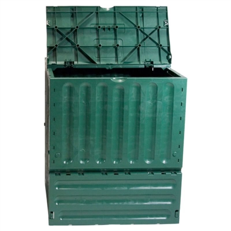 Outdoor Composting 110-Gallon Composter Recycle Plastic Compost Bin
