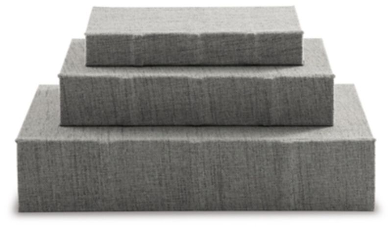 Jolina Box in Gray (Set of 3)