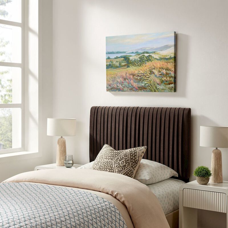 Eloise Stain-Resistant Performance Velvet Twin Headboard image number 6