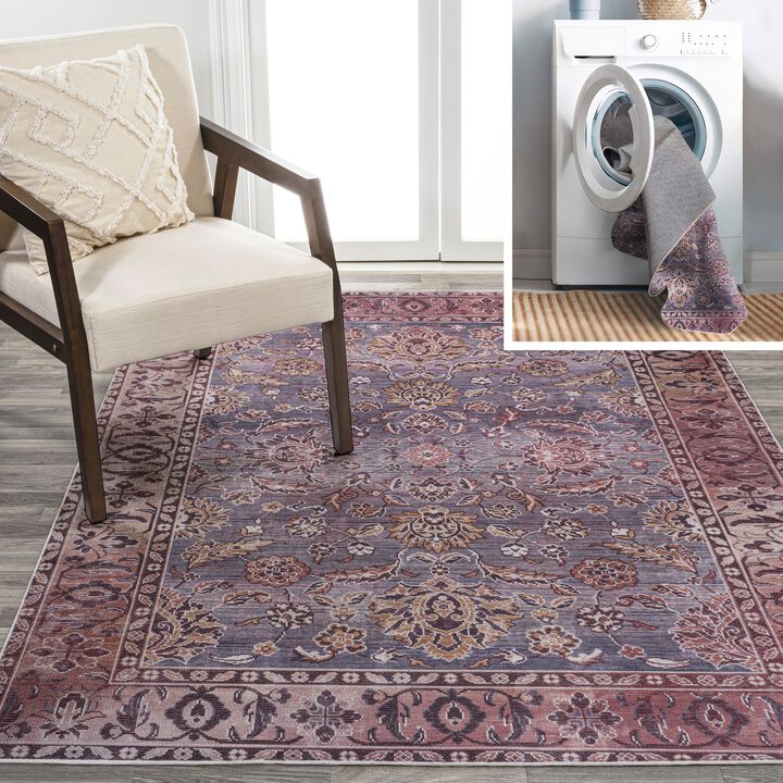Victoria Ornate Persian All Over Washable Indoor/Outdoor Area Rug
