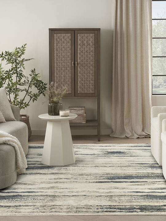 Serenity Home SRH12 Turquoise/Multicolor 9' x 12' Rug